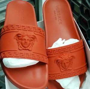 VERSACE RED SLIDES